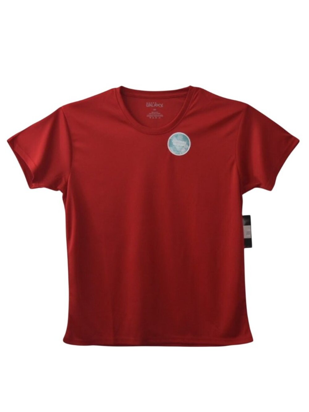 Galaxy By Harvic Mens Medium Red Moisture Wicking Athletic T Shirt New
